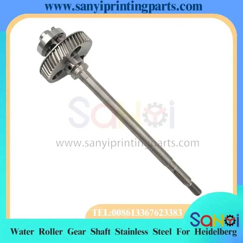 G2.030.201, R2.030.207, MV.101.755, MV.022.730 Water Roller Gear Shaft Stainless Steel For Heidelberg SM52 PM52 Printing Machine