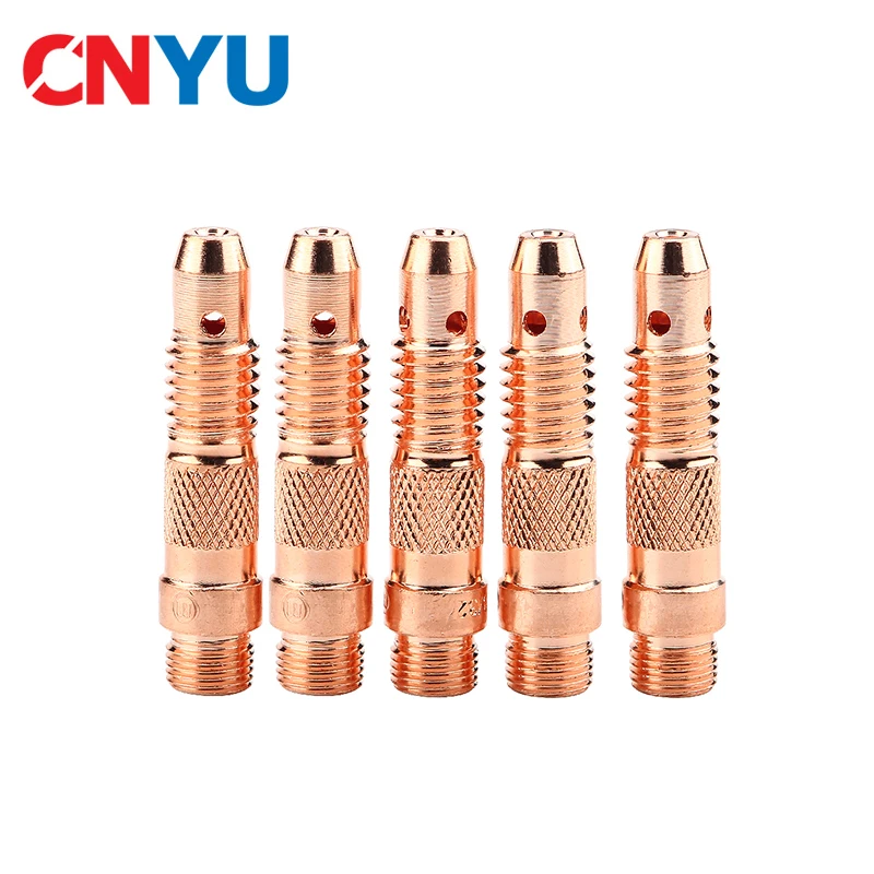 2/5/10pcs WP18 WP17 WP26 Argon TIG Welding Torch Consumable Tungsten Electrode Collet Body SR17/18/26 graphite holder