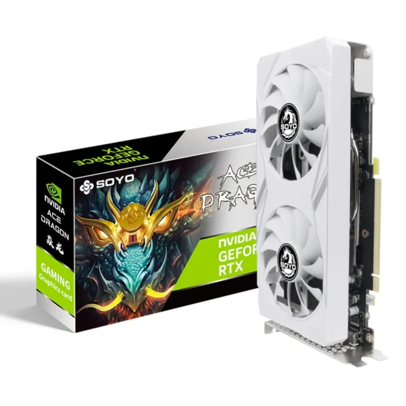 SOYO NVIDIA GeForce RTX3070 8G Grafikkarte GDDR6 Speicher 256Bit Gaming-Karte PCIE4.0x16 HDMI-kompatibel DP für Desktop-Computer