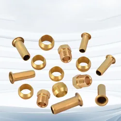 Ferrule/Olive Seal Fittings CNC Machine Tool Lubricating Tubing Connector 4/6mm Compression Ferrules Insert Tube Support