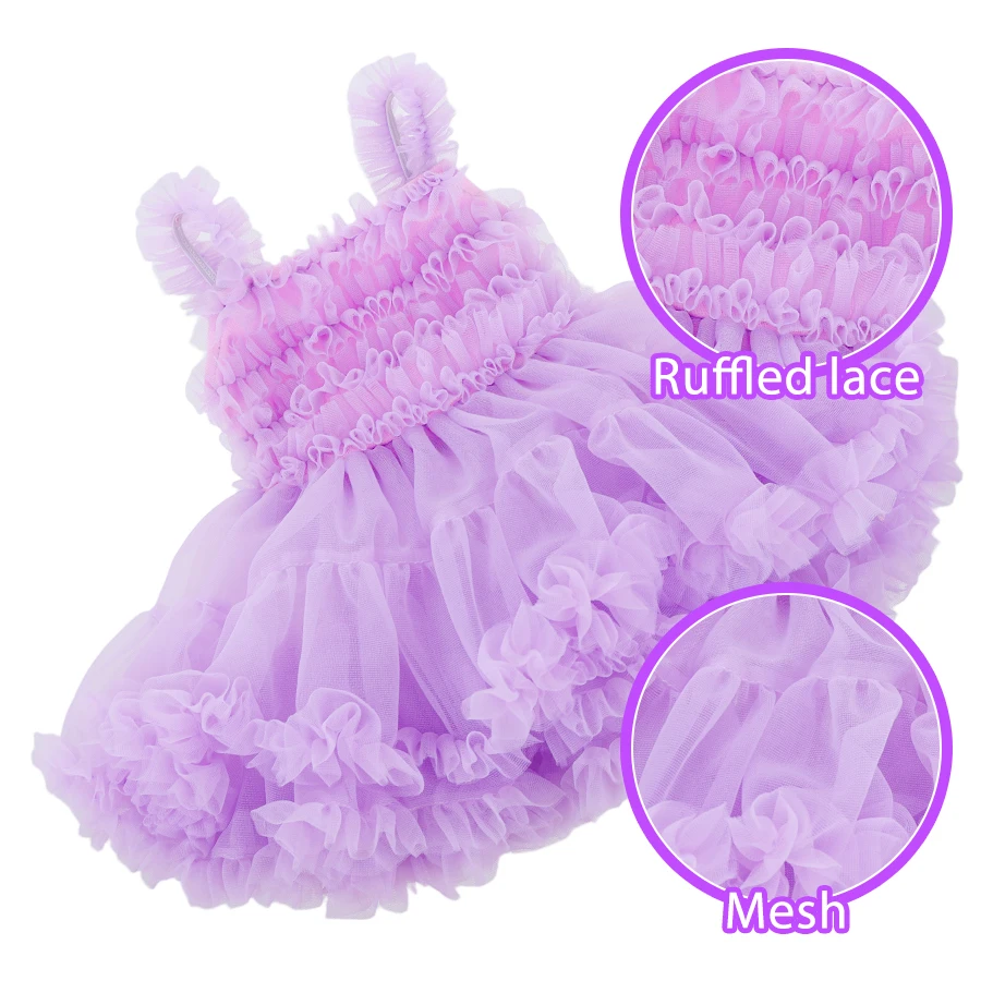 Zestaw ubrań dla lalek (18-22 cale), zabawka do odgrywania ról, sukienka z koronką, prezent urodzinowy, zabawka dla dzieci