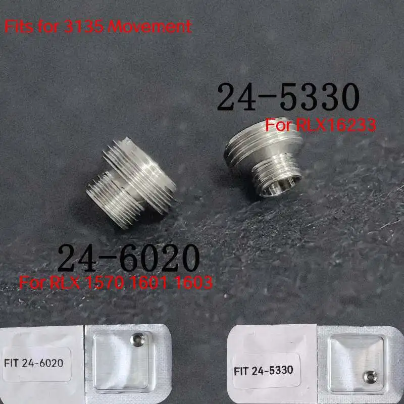 

Watch Accessories Stainless Steel 3135 Movement Watch Crown Case Tube Gasket for RLX 24-5330 16233 24-6020 1570 1601 1603