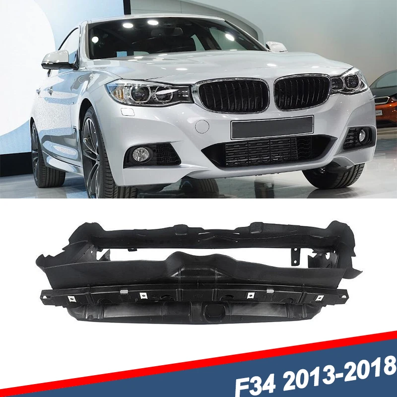 

SAIQINGSP FOR 2013-2019 BMW 3 SERIES F34 GT FRONT BUMPER AIR DUCTS TO RADIATOR 7294902 BLK