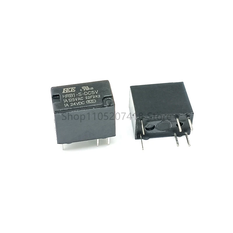100PCS/Lot Relay HRB1-S-DC5V HRB1-S-DC12V HRB1-S-DC24V HRB1-S-DC3V HRB1-S-DC9V 3V 5V 9V 12V 24V 1A 6PIN original