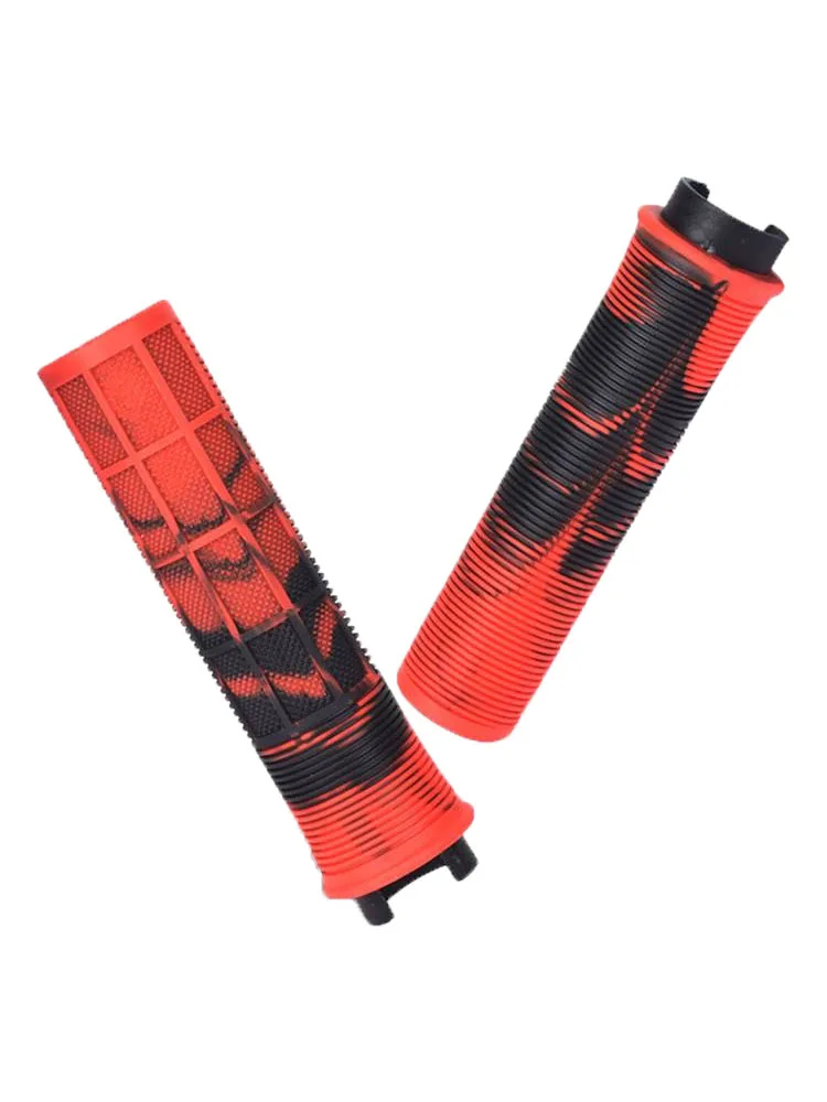 AliExpress 22mm Bicycle Handlebar Covers Mountain Bike Rubber Two-color Folding Bike Comfortable Shock-absorbing Riding Grip Accessories