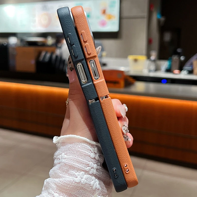 لسامسونج غالاكسي Z فليب 5 6 4 3 5G الكرتون رائد الفضاء للطي جراب هاتف الجلود الملمس بولي TPU غطاء ناعم لسامسونج Z Flip4