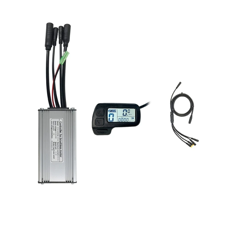 

1Set New Sine Wave Controller Kit Electric Bicycle Electric Scooter Kit LCD11 Display Sine Wave Controller 36/48V 22A 500W