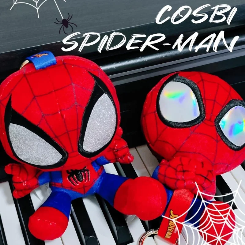 Brinquedos quentes homem-aranha cosmi chaveiro de pelúcia caixa cega na moda dia das bruxas brinquedo cheio pingente presente mistério para fãs