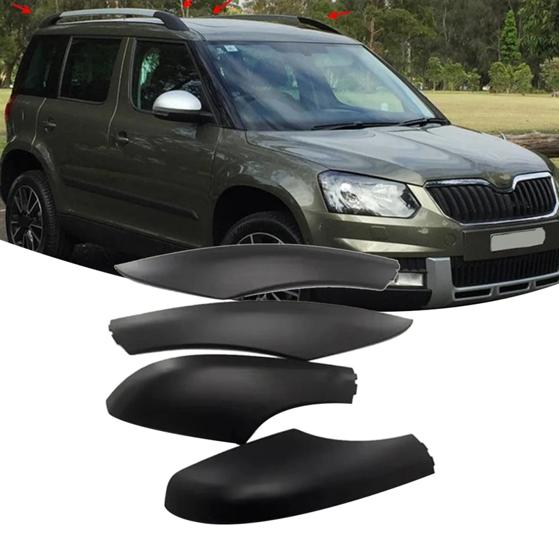 Car Roof Rack Cover Baggage Slide Rail Protection Lid 5LD860145 5LD860146 5LD860149 5LD860150 For Skoda Yeti 2009-2018