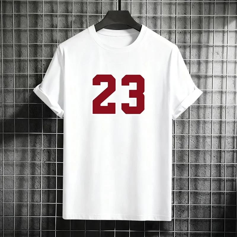 2025, neueste Herren-T-Shirts aus Baumwolle, klassische Rundhalsausschnitt-Kurzarm-Tops, urbane Freizeitkleidung, coole Sommermode-T-Shirts