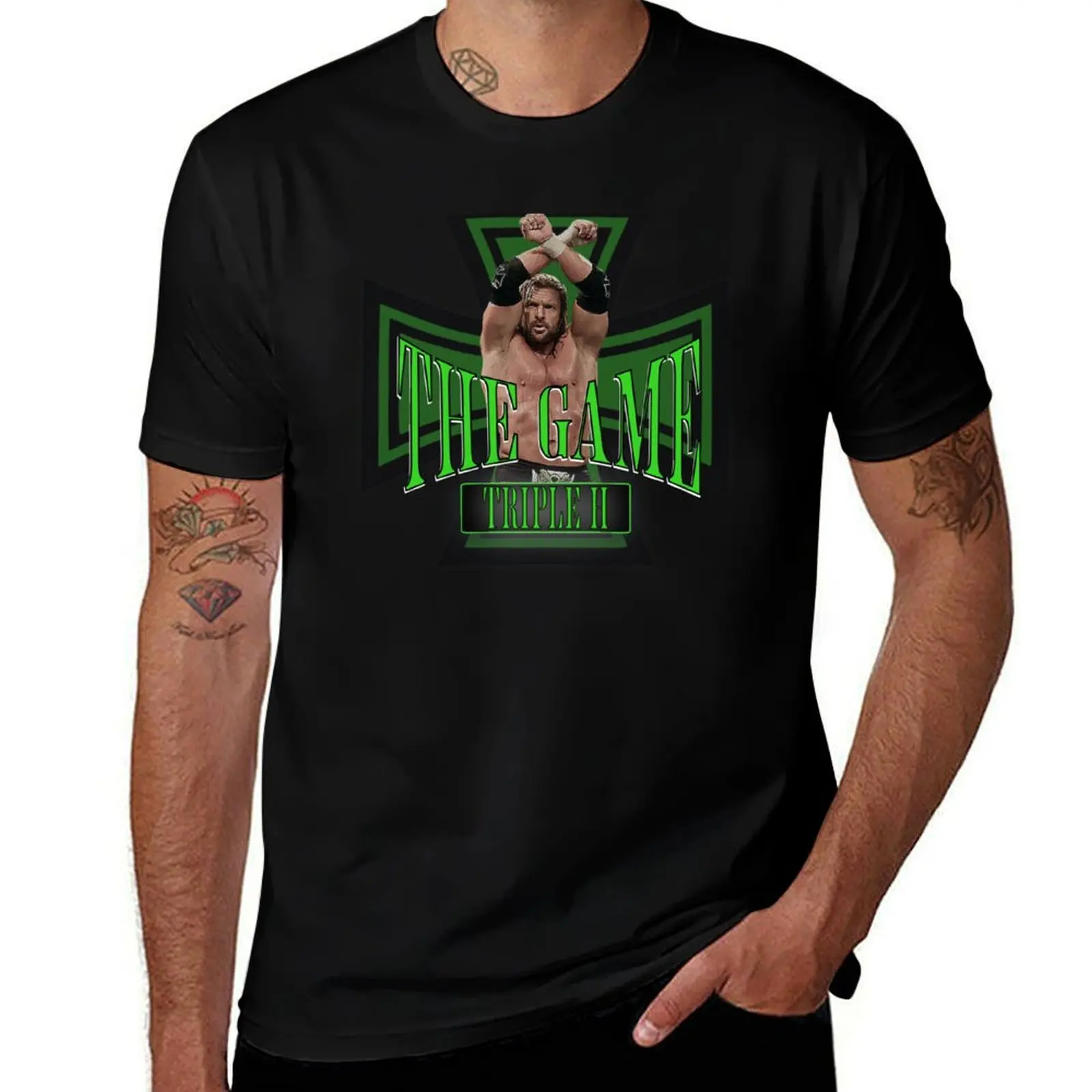 

Triple H T-Shirt oversized graphic tee custom shirt designer shirts mens graphic t-shirts anime