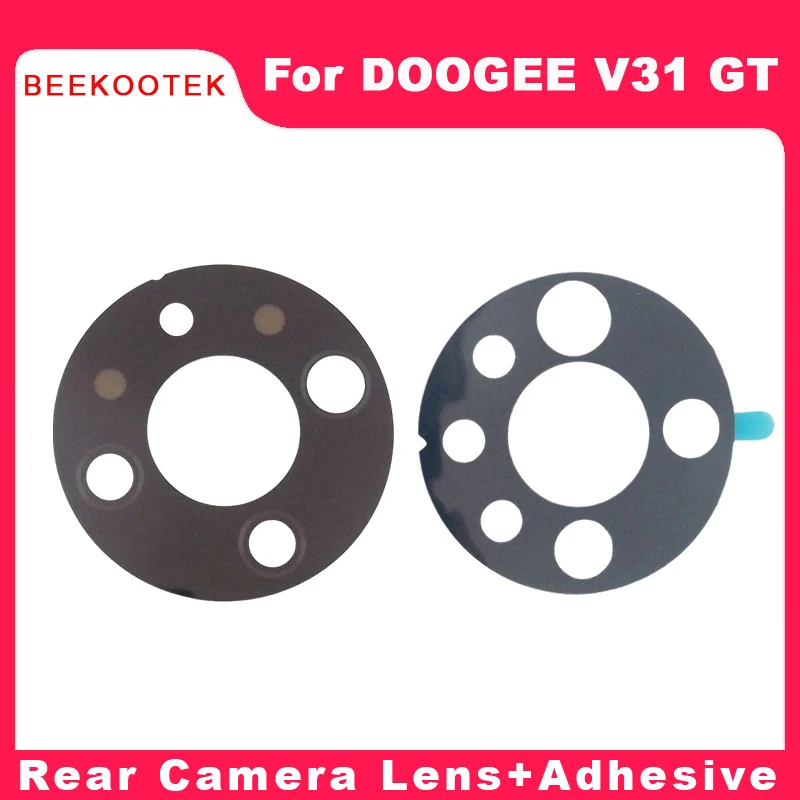 New Original DOOGEE V31GT Rear Camera Lens Back Camera Lens Glass Cover With Adhesive Parts For For DOOGEE V31 GT Smart Phone