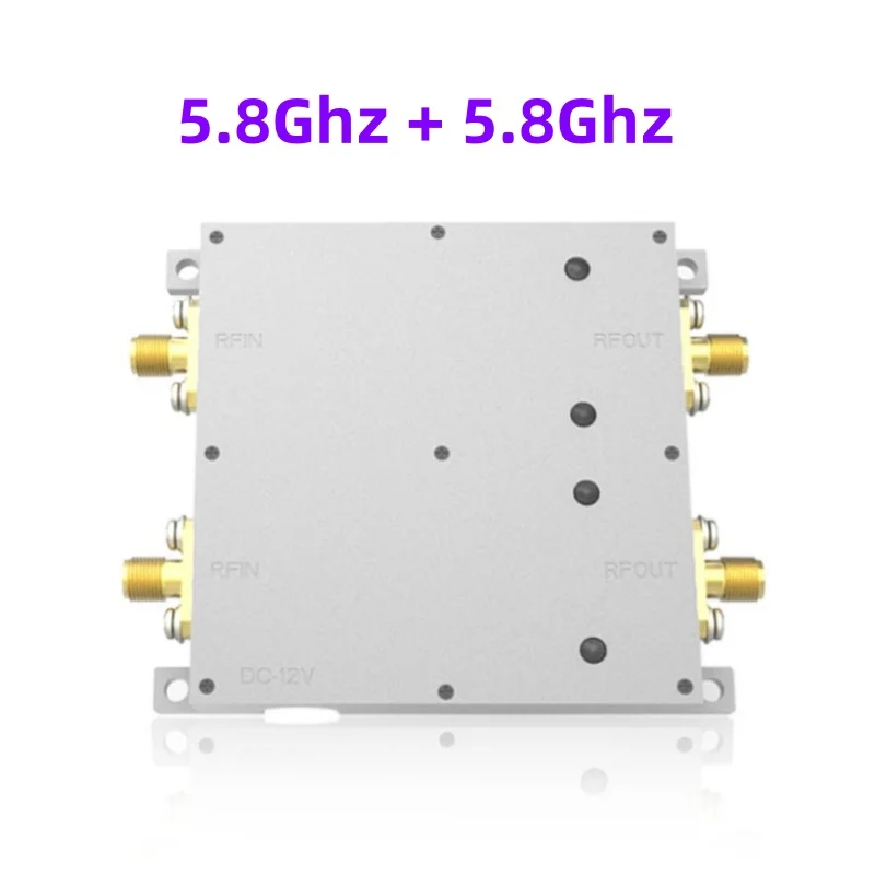 WiFi 2.4GHz 5.8Ghz Dual Channel Signal Booster Amplifier High Power for Drone Range Extend Drone Router 4W 36dBm 100% New