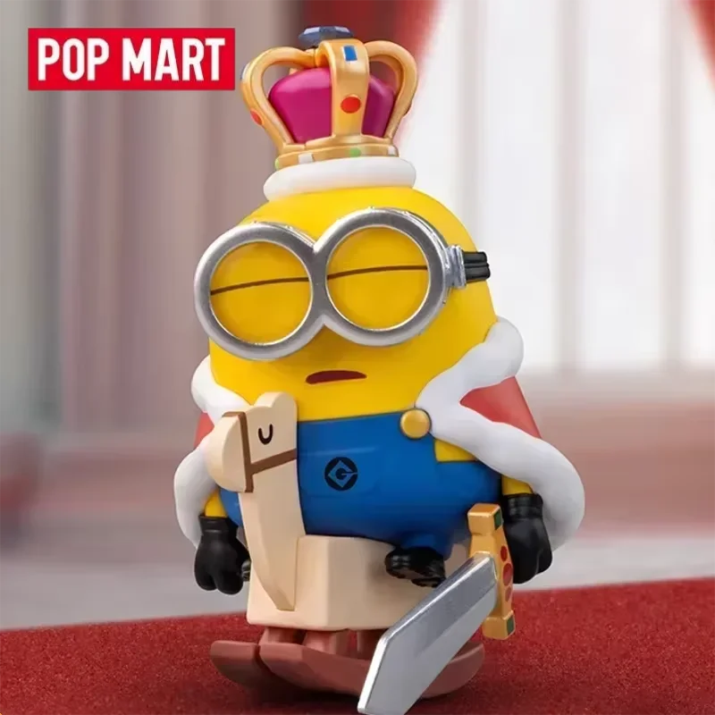 

POP MART Minions Lazy Every Day Series Blind Box Toys Kawaii Anime Action Figure Surprise Mystery Box Dolls Girls Gift