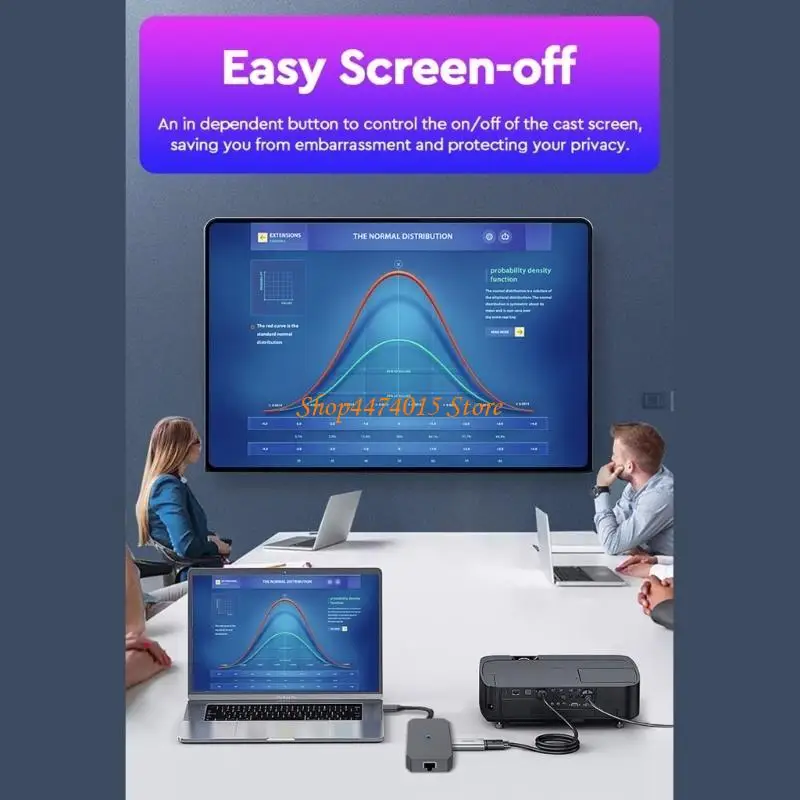 k1aa usbc station ، 7-in-1 typec hub ، يدعم شاشة 4K60Hz ، PD100W 5GBPS 2xUSB3.0