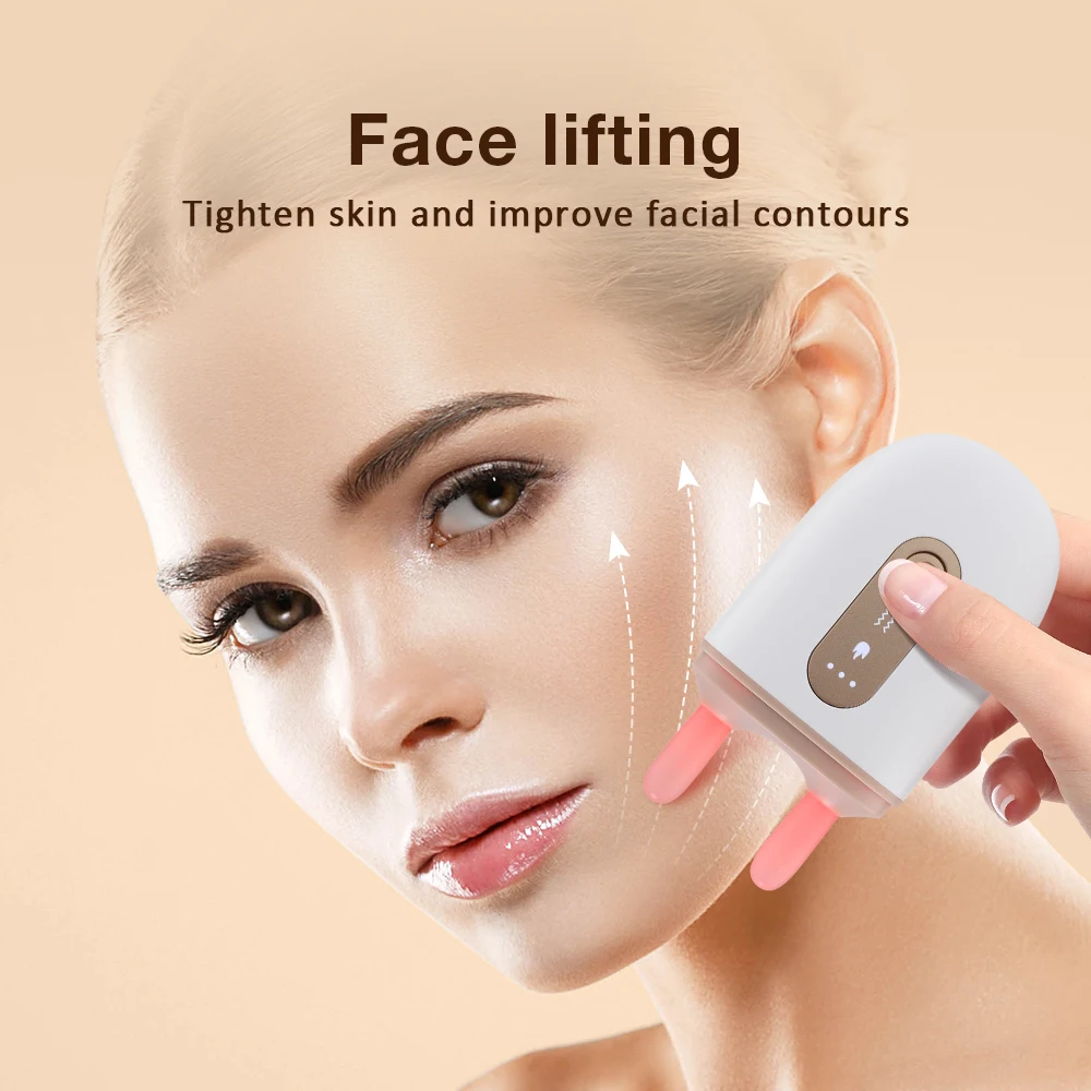 Nose Lifting Massage Face Lift High Frequency Ultrasonic Pulse Infrared Vibration Hot Compress Simulate Fingers Nasal Massage