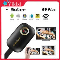 TV Stick 2.4G/5G 4K/1080P G9 Plus Miracast Wireless WiFi Display Dongle DLNA Receiver HDMI-compatible MiraScreen for Airplay