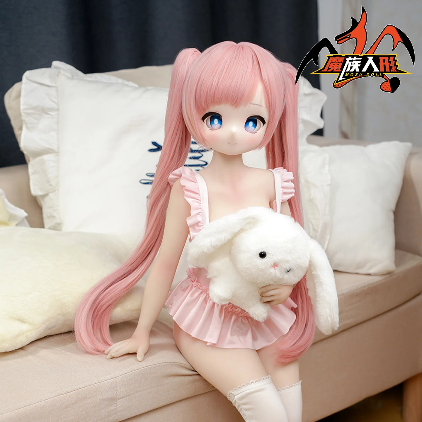 

85 см MOZUDOLL ju umang аниме милые двумерные настоящие силиконовые куклы фигурки со скелетом ПВХ голова наряд в комплекте