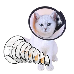 Pet Elizabeth Collar Puppy Anti Bite Grasping Collar for Small Sizes Dogs Recovery Cone Ring Cats Neck Wound Healing Accessories