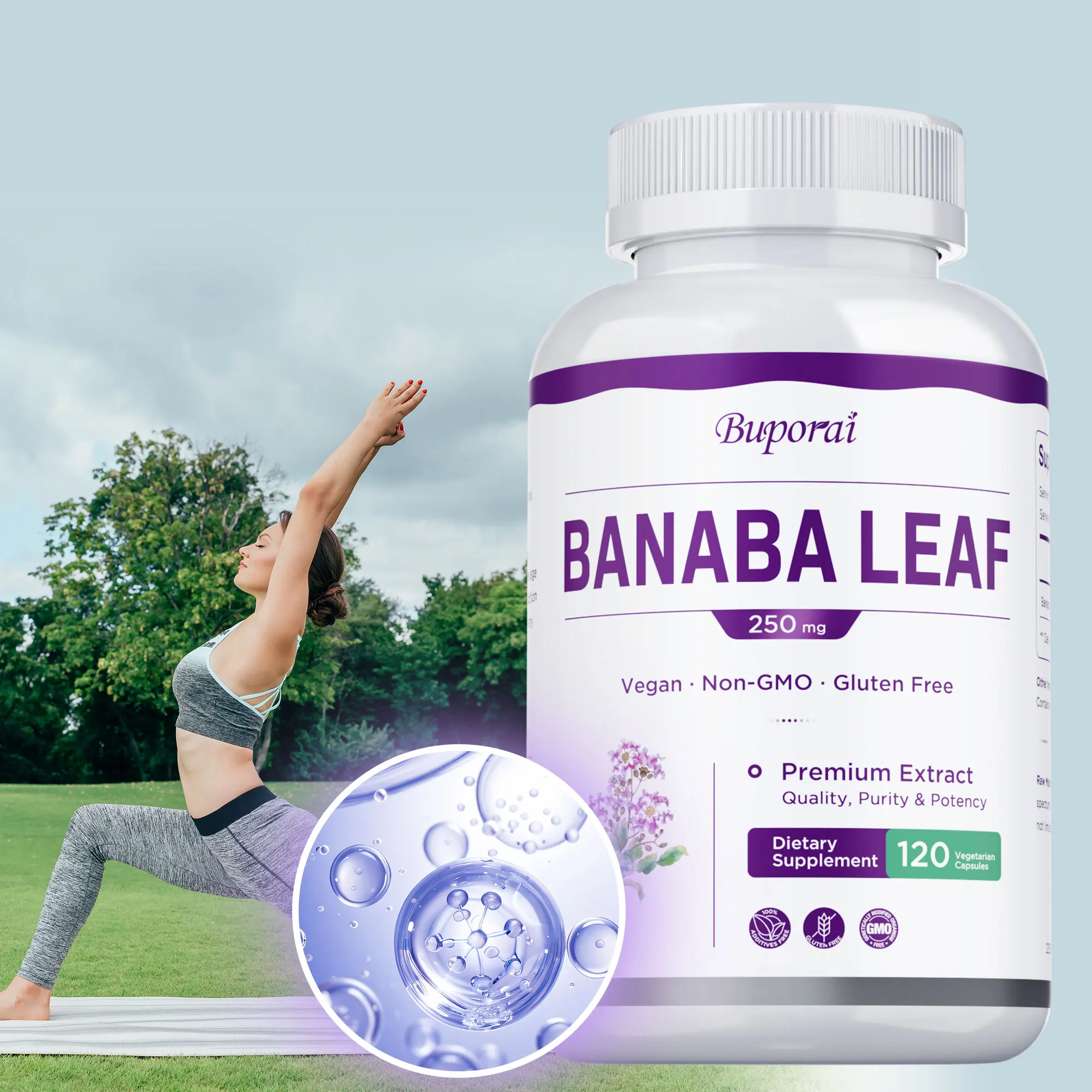 Banaba Leaf - Reduce Stress and Anxiety,  Improve Sleep Quality, Boosts Vitality, Healthy Blood Levels, Maintains Overall Health