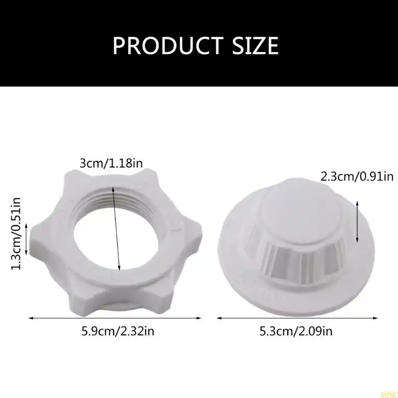 A0NC 1 SET استبدال مفيد NUT NUT مروحة مجموعة الجوز