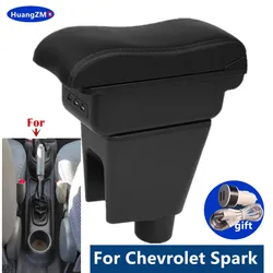 For Chevrolet Spark Armrest Box For Chevrolet Spark 3 III Aveo T200 Car Armrest Storage Box Car Accessories Interior Dedicated