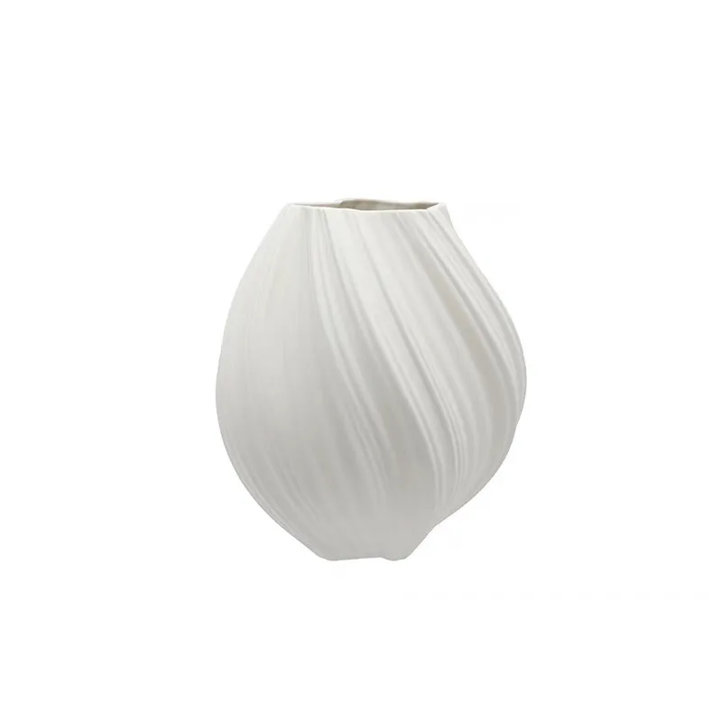 

Art line ceramic flower ornaments, restaurant creative flower vases, Nordic modern simplicity
