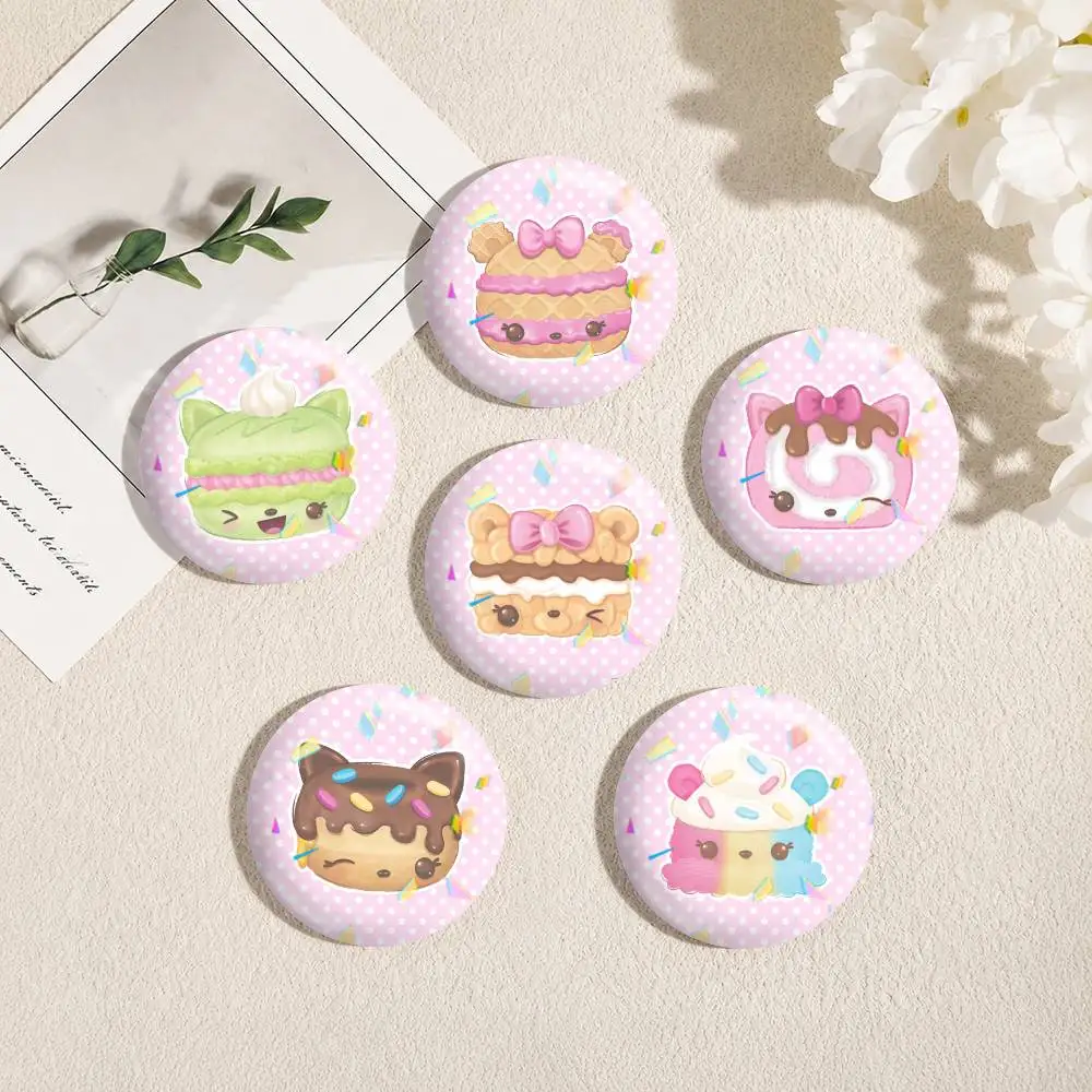 C-Cute Num Noms Anime  25mm 32mm 44mm 58mm 75mm Brooches Badges Pins for Accessories Gift