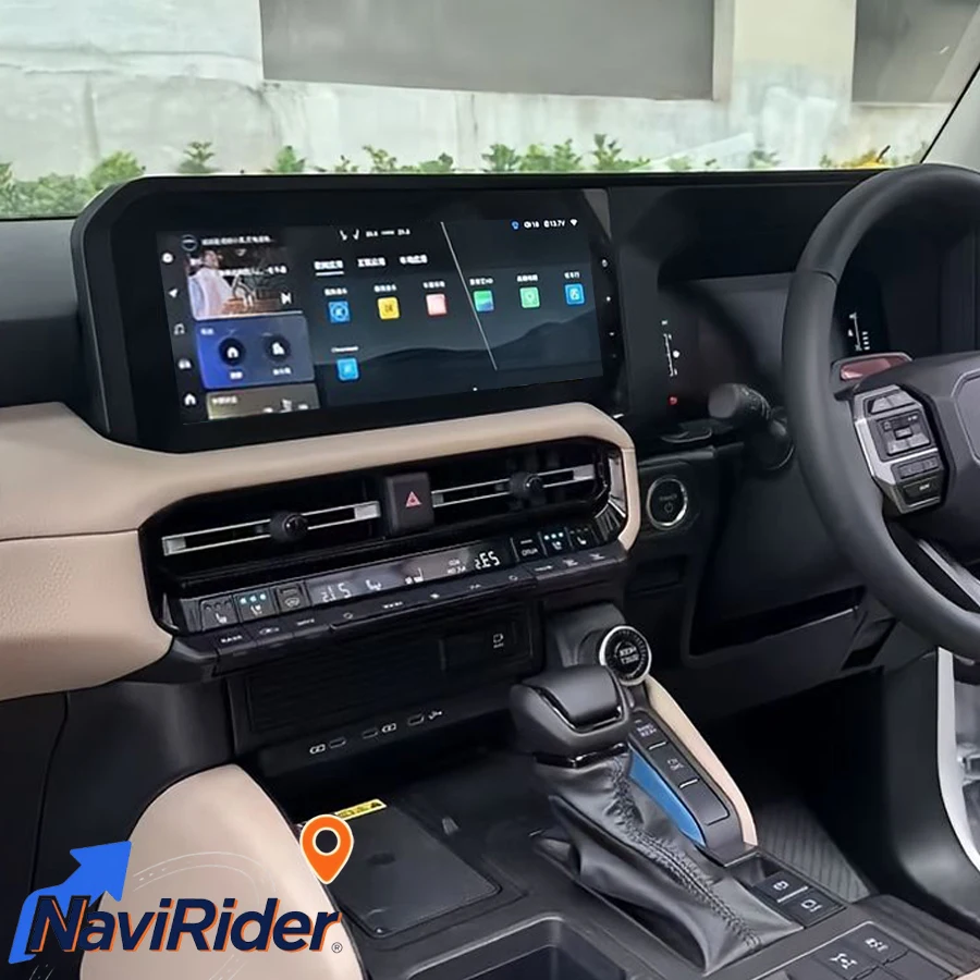 

Для Toyota Prado 2024, мультимедийный видеоплеер с правым приводом Carplay, GPS-навигация, головное устройство, автомобильное Android, авто радио, 12,3 дюйма