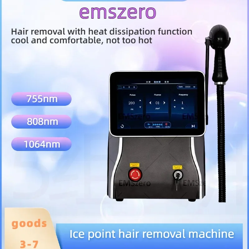 

Diode Laser Hair Removal 3 Wavelength Painless Skin Rejuvenation Equipment Max 2000w 705 1064808nm New Summer Ice Platinum