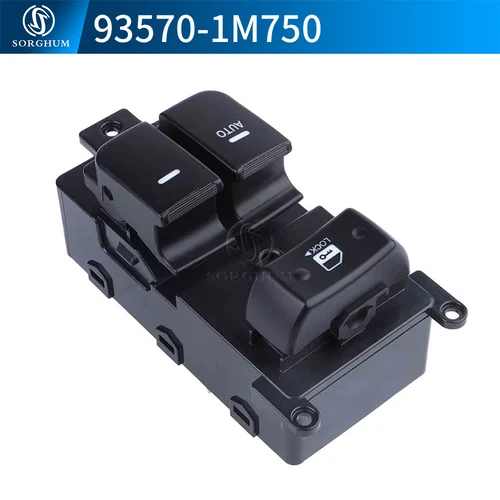 Imagen 2 del producto SORGHUM 93570-1M750 Botón de interruptor de Control de elevador de ventana eléctrico maestro de coche para Kia Cerato 2011 2012 2013 2014 2015 2016 935701 M750
