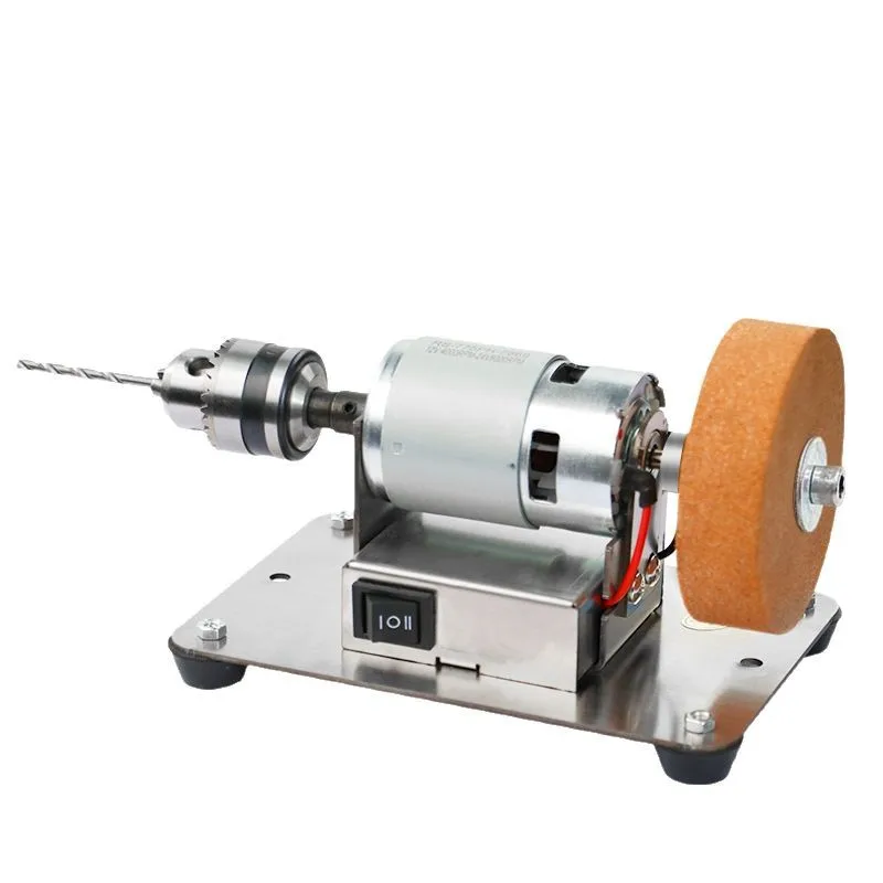

Small Grinding Wheel Machine Desktop Coarse and Fine Double Grinding Wheel Household Electric Grinding and Polishing