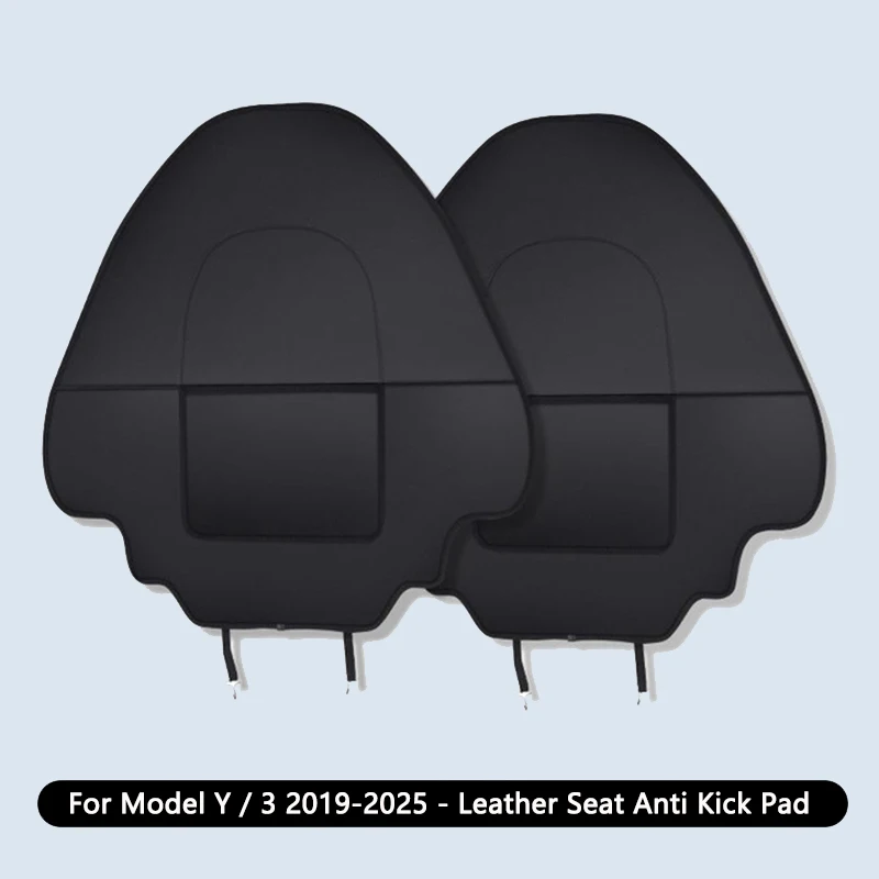 Autostoel Anti Kick Pad voor Tesla Model Y Juniper Leer Volledige surround rugleuning Anti-krasbeschermer Auto-interieuraccessoires