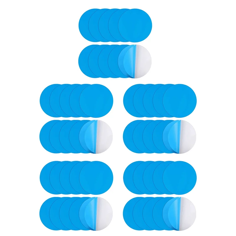 

PORK-Self-Adhesive Repair Patches For Swimming Pools, Pack Of 50 PVC Pool Repair Kit, Self-Adhesive Underwater Repair Pool