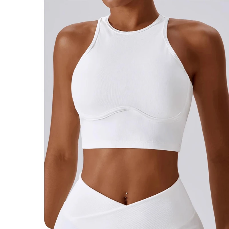 women clothing  A yoga bras shock resistant high-strength running and fitness vest with thread tight yoga bra image 2