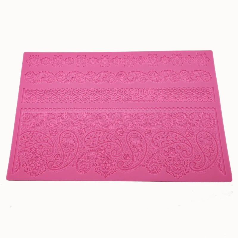 Spiral Pattern Silicone Mold Lace Mat Fondant Mould Cake Decorating Tool Chocolate, Gumpastes Mold, Sugarcraft Kitchenware K492