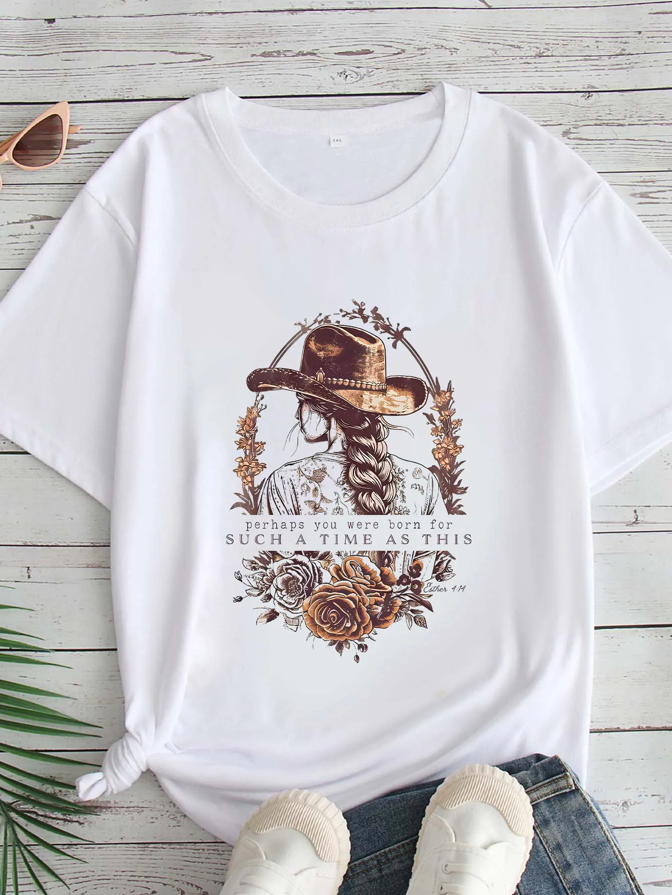 

Женская футболка большого размера с круглым вырезом и короткими рукавами, с принтом, 1-7XL, удобный повседневный топ в европейском стиле