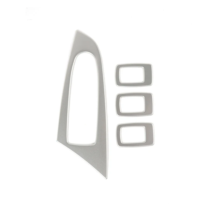 باب السيارة مسند الذراع زجاج النافذة رفع أزرار لوحة الإطار ملصقات غطاء الكسوة لسيارات BMW X3 F25 X4 F26 2014-17 الملحقات الداخلية