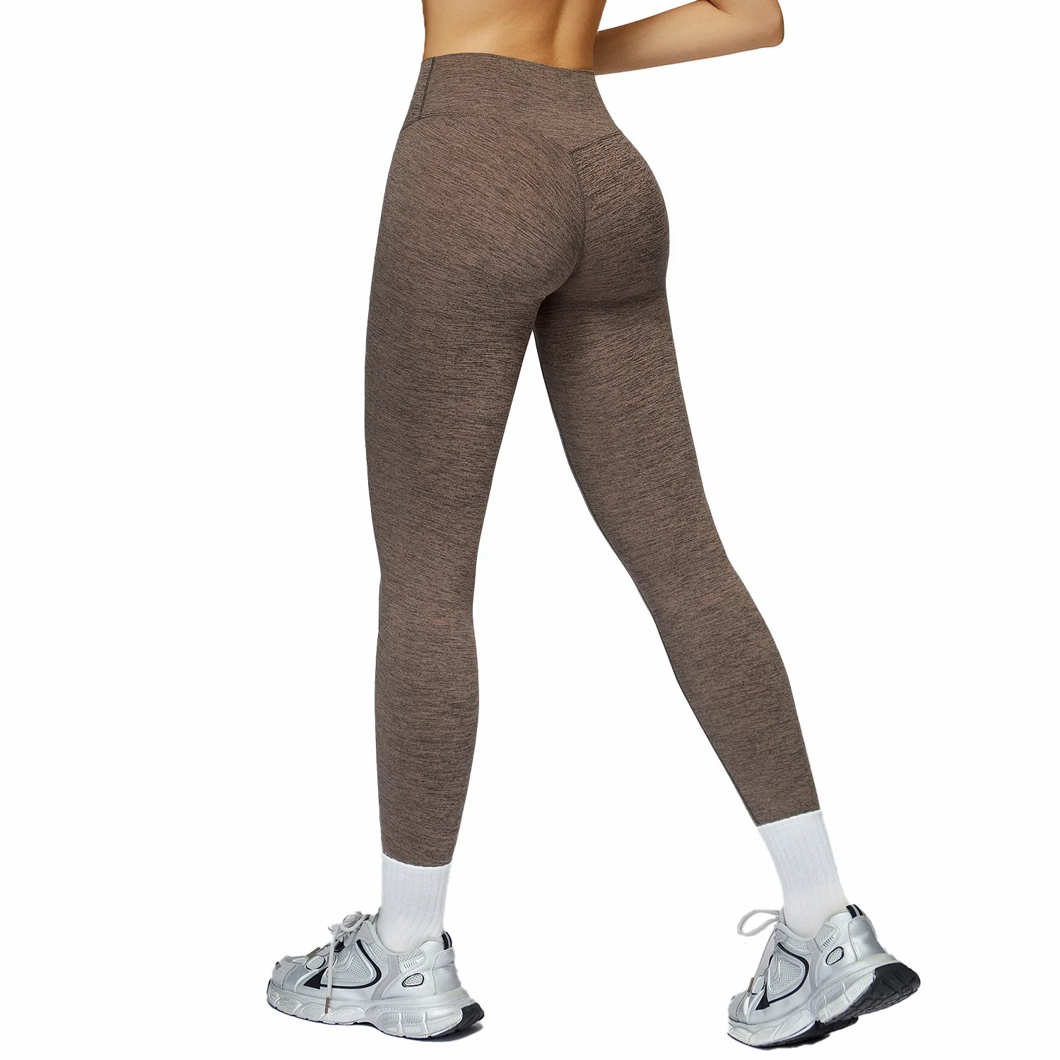 Maxdutti Shaved Yoga Pants High Waist Quick Drying Tight Fitting And Slimming Sports Pants Running Outdoor Fitness Clothes