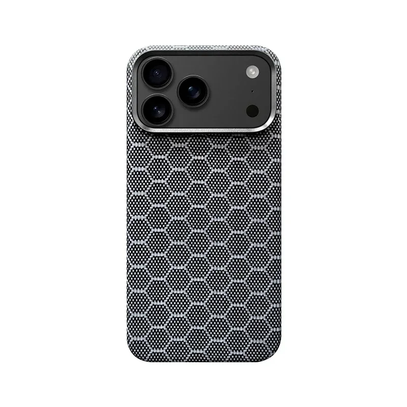 Case For iPhone 18 17 Pro Max, official Kevlar Aramid Fiber Magnetic Magsafe Ultra-Thin Phone Case Ultra Light Protective Cover