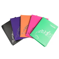 40 Pages A4 Multi-layer Music Score Coil Folder Practice Piano Paper Sheets Document Storage Organizer