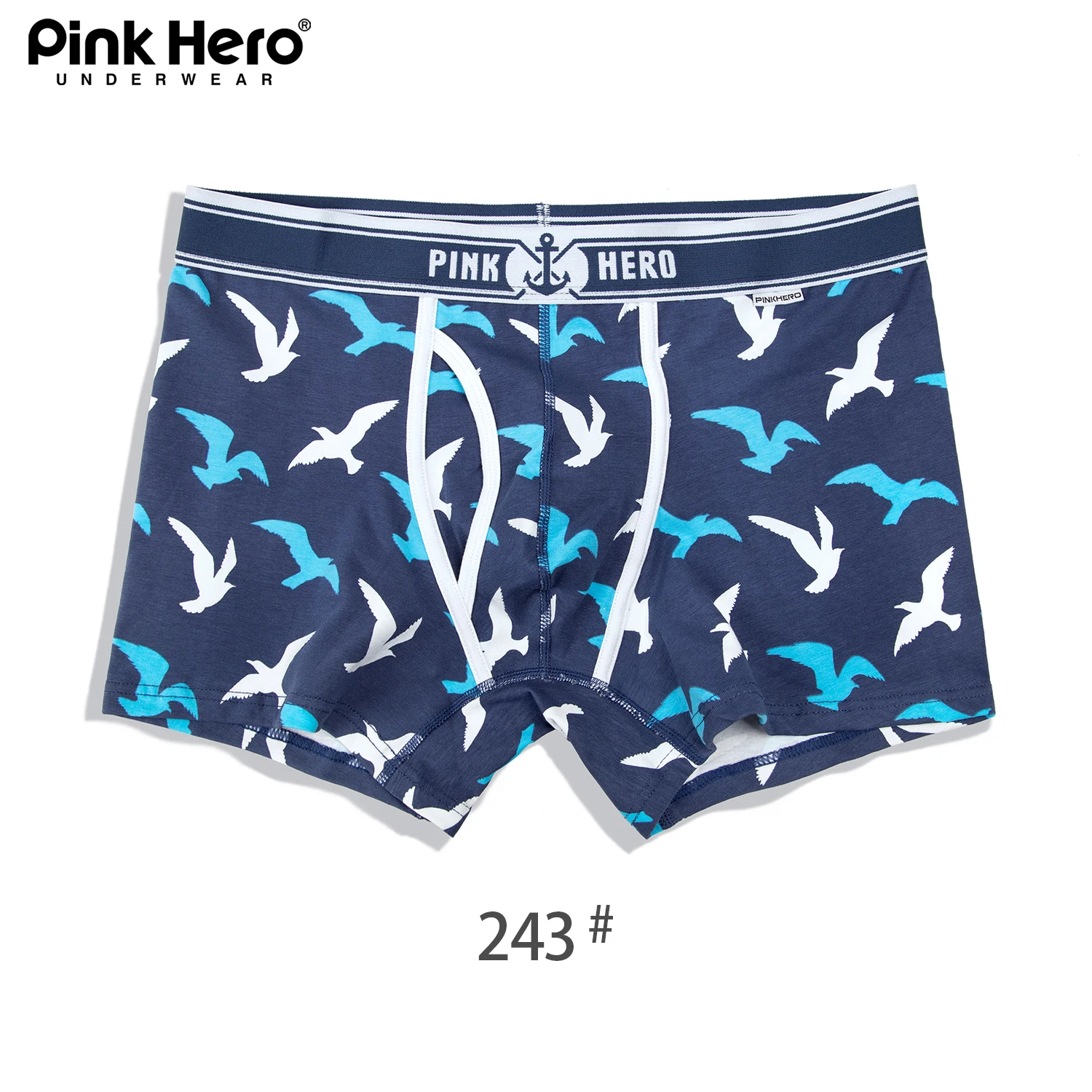 PINKHERO Print-B Stylish Fun Patterns Male Underpants For Men, Comfy And Soft Cotton Underwear Boxer Briefs And Men\'s Panties