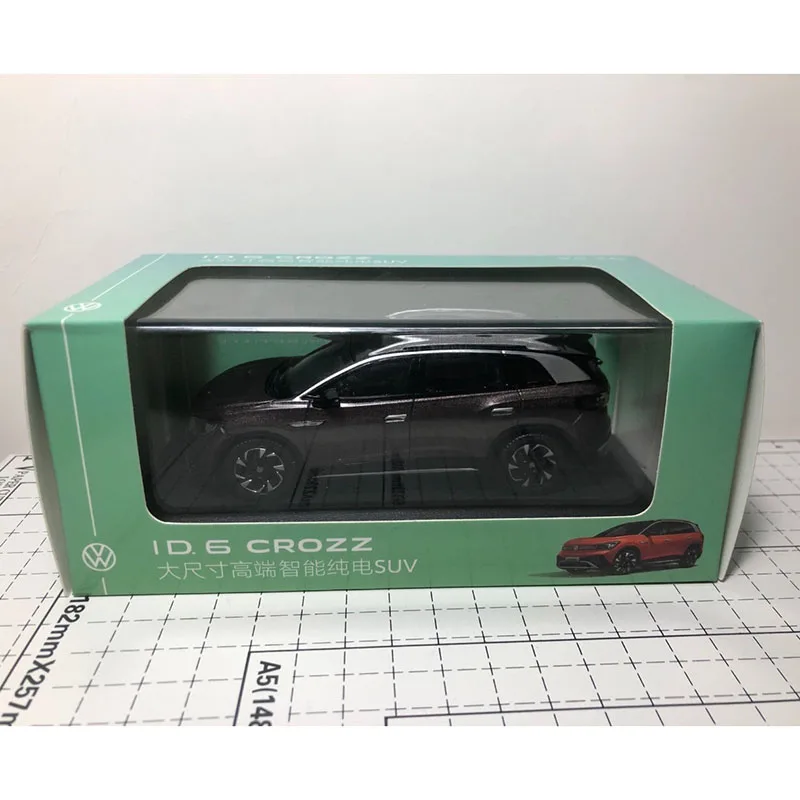 1:43 Scale ID.6 CROZZ SUV New Energy Alloy Car Model Ornament