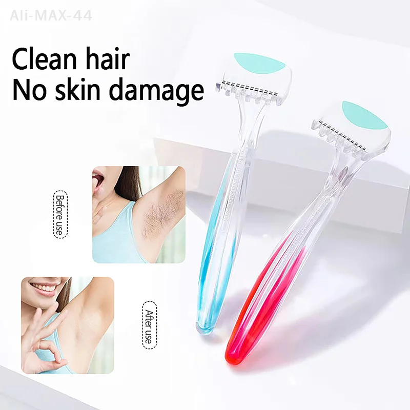Rasoio di sicurezza da donna per parti intime delle gambe del braccio del viso - Lame da barba per barbiere Strumento per la depilazione del coltello di bellezza