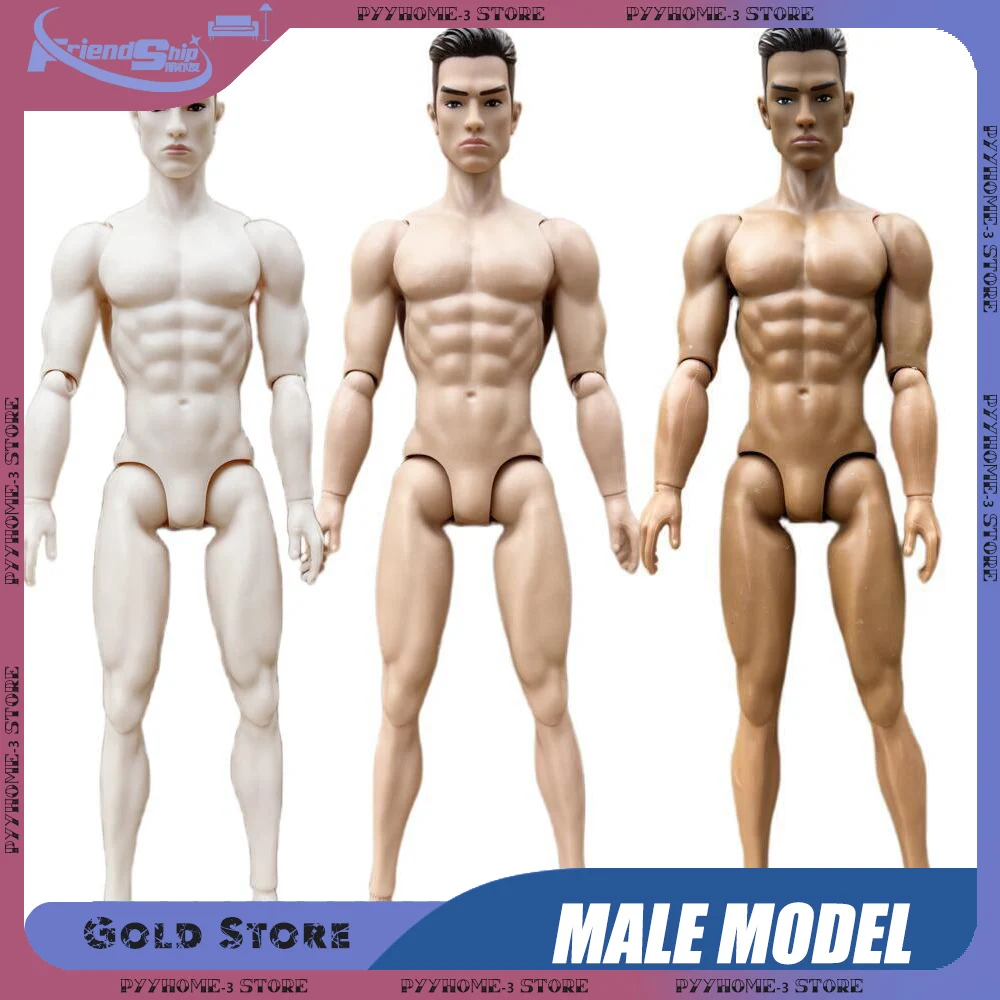 

Muscle Man BJD голые движущиеся суставы 1/6 экшн-кукла модель аксессуары DIY живопись тело осанка справочник кукла аксессуар модель