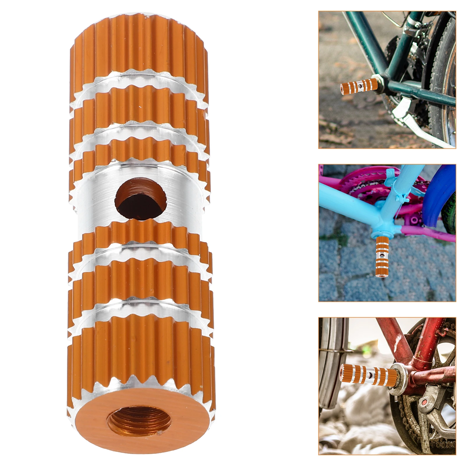 

Aluminum Alloy Bicycle Pedals 9.5Mm 10Mm Quick Release Sturdy Universal For Mountain Bike Peg Cylinder Jumping Parts