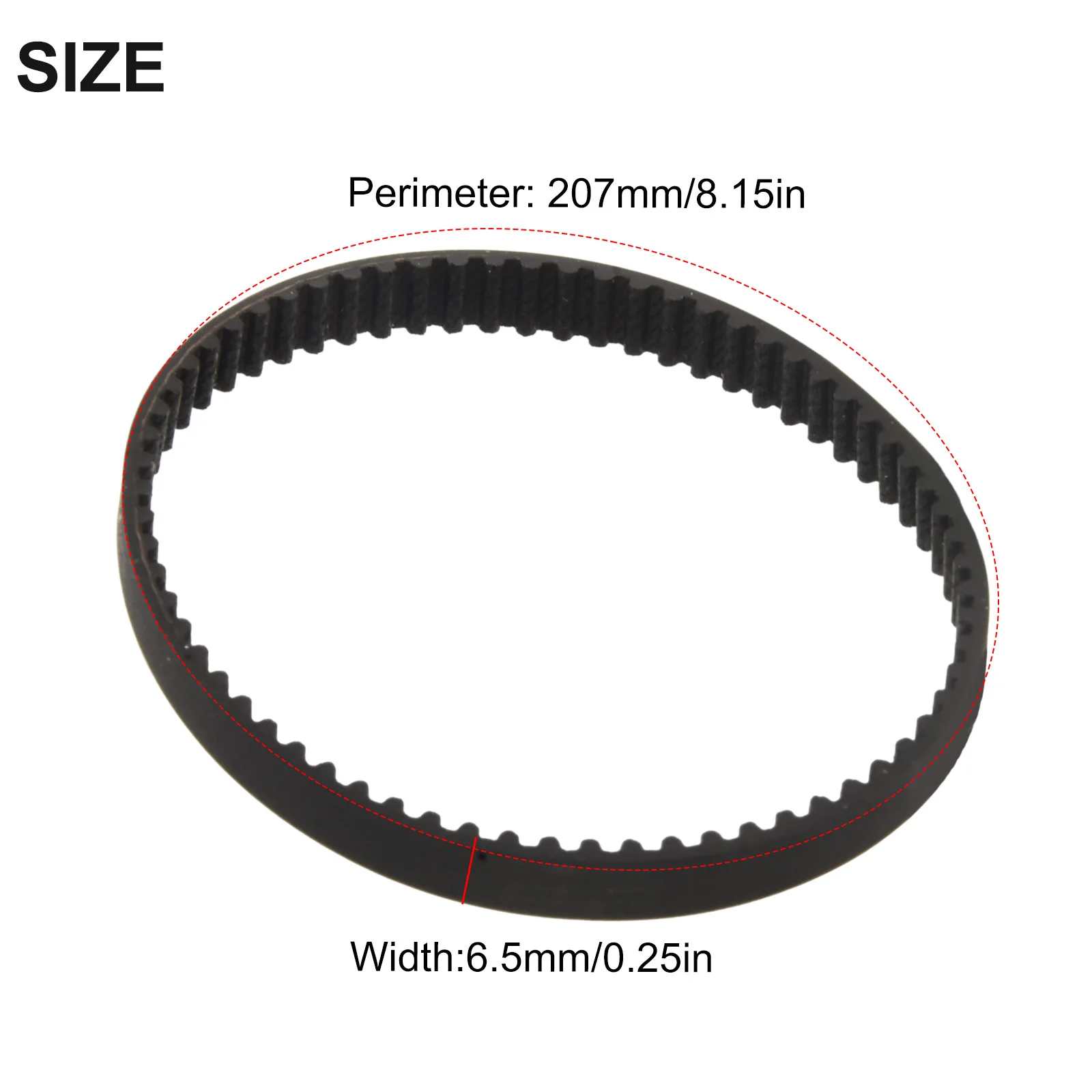 

Replacement Drive Belt Set for Vax Air Lift Steerable Pet UCPMSHV1 U89 MA PF 90 MA R U91 MA B U89 MA TE (2pcs)