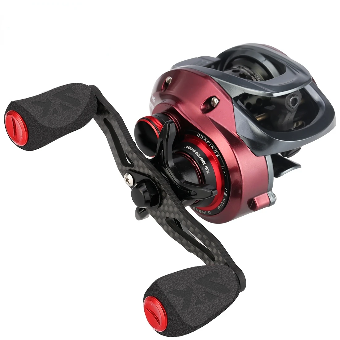 SeaKnight Brand RED FOX BFS Series 162g Baitcasting Reel 13lbs Embedded Magnetic Brake System 12BB Fishing Reel Alarm System