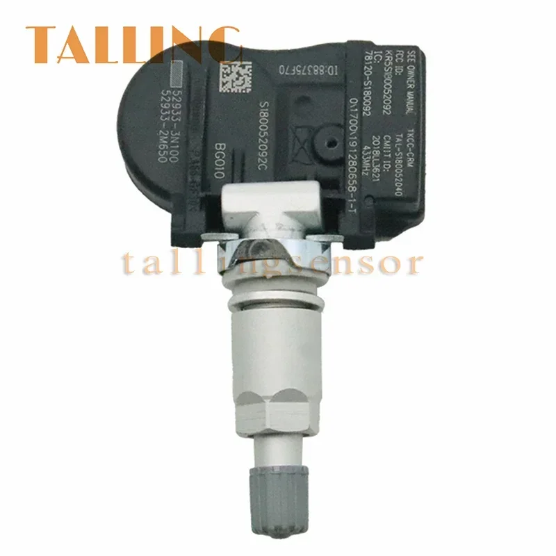 52933-3N100 Tire Pressure Sensor TPMS For Hyundai Accent Genesis G80 Kia Sorento Rio 2014-2022 New 529333N100 52933 3N100