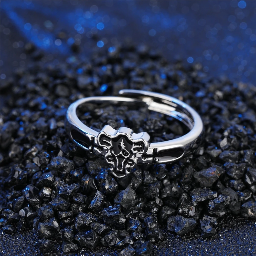 애니메이션 블랙 클로버 반지 아스타 코스프레 금속 반지 - Men'S Accessories Rings 리뷰 및 가격